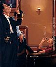 Jack Vettriano The Cigar Divan painting